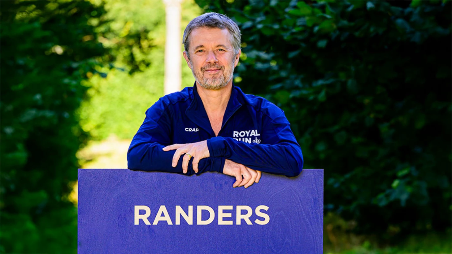 HM Kong Frederik præsenterer Royal Run i Randers